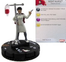 Night Nurse #105 Civil War Storyline Marvel Heroclix (soporte de sangre algo suelto, romper fcil y quiz haya que pegarlo)