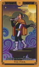 The Fool X of Swords Marvel Heroclix Tarot Card