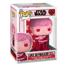 Star Wars Valentines POP! Star Wars Vinyl Figura Luke & Grogu 9 cm