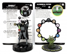 Marvel HeroClix Fantastic Four Future Foundation: 047a Diablo + S001 AlchePotion