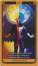 Temperance X of Swords Marvel Heroclix Tarot Card