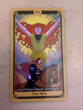 The Sun X of Swords Marvel Heroclix Tarot Card