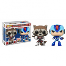 Funko POP! Games Marvel vs. Capcom Infinite - Rocket vs MegaMan X 2-PACK Vinyl Figure 10cm