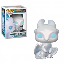 Cmo entrenar a tu dragn 3 POP! Vinyl Figura Light Fury 9 cm