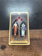 Three of Pentacles X of Swords Marvel Heroclix Tarot Card