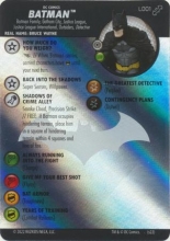 Batman #L001 Batman: Team-Up Legacy Card DC Heroclix