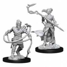 Magic the Gathering Unpainted Miniatures: Stoneforge Mystic & Kor Hookmaster (Fighter,Rogue,Wizard)