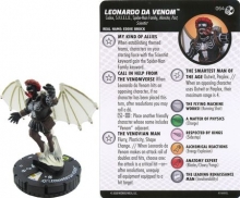 Marvel HeroClix Spider-Man and Venom Absolute Carnage: 064 Leonardo Da Venom