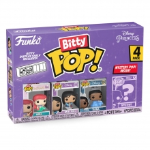 Disney Princesses Pack de 4 Figuras Bitty POP! Vinyl Ariel 2,5 cm