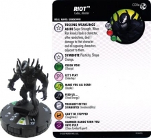 Riot #031a Spider-man and Venom Absolute Carnage Heroclix