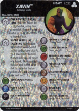 Marvel HeroClix Fantastic Four Future Foundation: Xavin Legacy Card (only card)