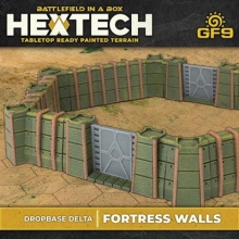 HEXTECH - DROPBASE DELTA FORTRESS WALLS (X26)