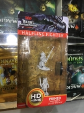 D&D / Dungeons / Pathfinder Unpainted Minis: Male Halfling Fighter