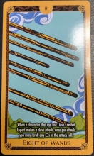 Eight of Wands (8) X of Swords Marvel Heroclix Tarot Card