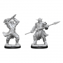 Critical Role Unpainted Miniatures: Bugbear Fighter Male