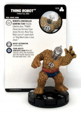 Marvel HeroClix Fantastic Four Future Foundation: 009 Thing Robot