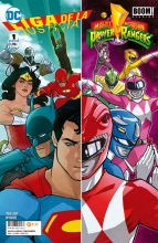 LIGA DE LA JUSTICIA - MIGHTY MORPHIN POWER RANGERS 01