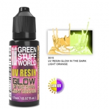 Resina Ultravioleta Naranja Claro - GLOW 17ml