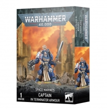 Space Marines CAPITN CON ARMADURA EXTERMINADOR