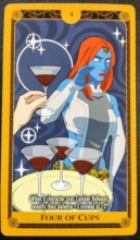 Four of Cups Card SLOP X-Men X de Espadas Marvel HeroClix