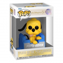 Walt Disney Word 50th Anniversary POP! Disney Vinyl Figura People Mover Pluto w/Balloon 9 cm