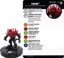 Toxin #012 Spider-man and Venom Absolute Carnage Heroclix